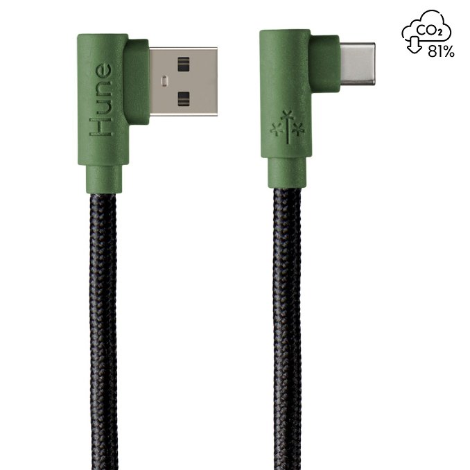 Cable USB A a Tipo C Carga Rápida 1.2m Sustentable - Hune | Tecnología Sustentable