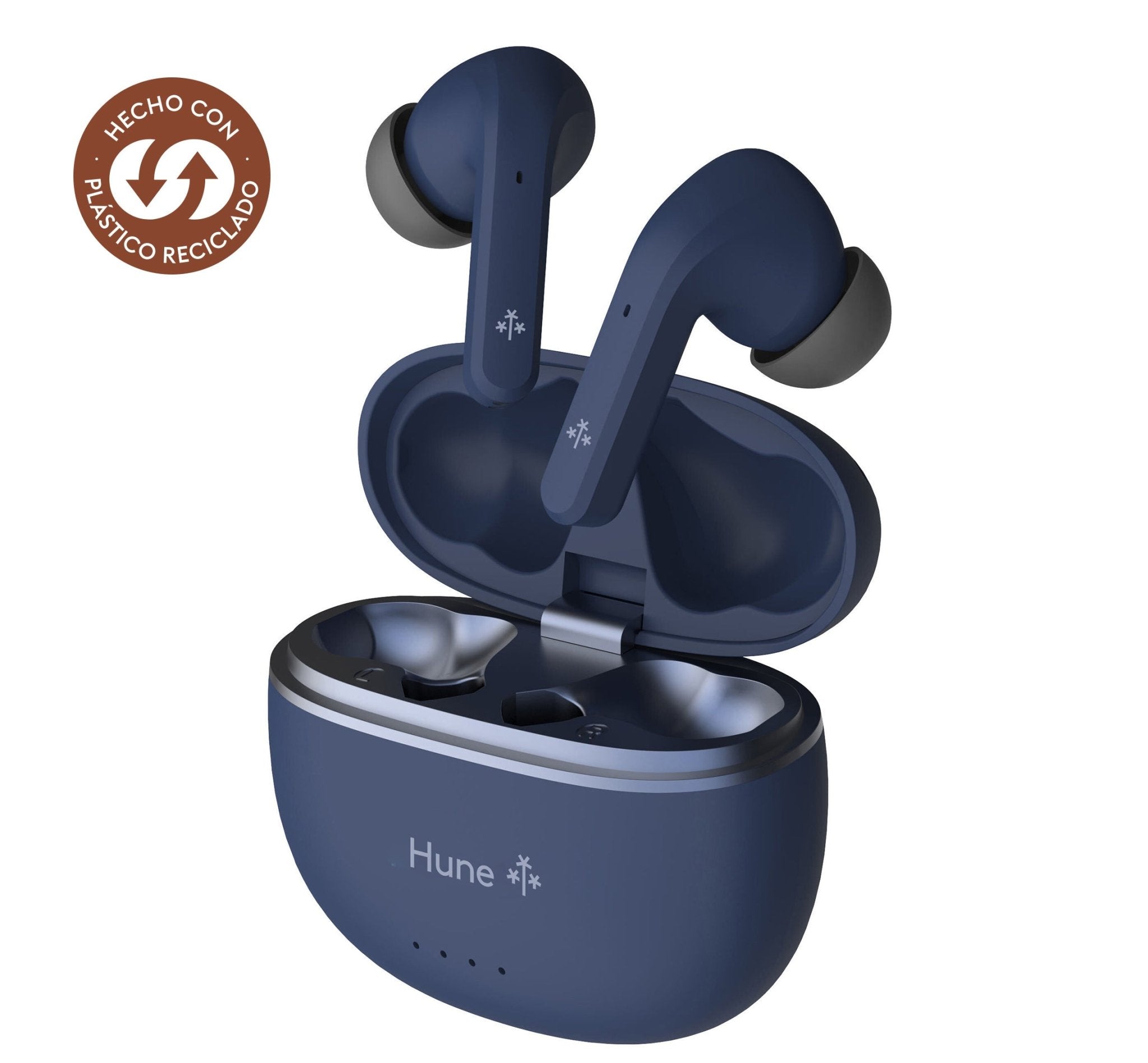 Audífonos Inalámbricos True Wireless con Active Noise Cancelling de plástico reciclado - Eco Friendly | ANC - "Soja" - Hune | Tecnología Sustentable