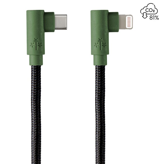 Cable Tipo C a Lightning Carga Rápida 1.2m Sustentable - Hune | Tecnología Sustentable